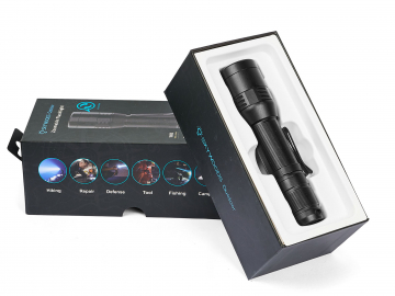 Ручной фонарь SKYWOODS WILD, 1800 люмен, USB-Type C, холодный свет, IP67