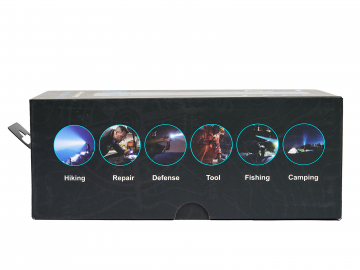 Ручной фонарь SKYWOODS WILD, 1800 люмен, USB-Type C, холодный свет, IP67