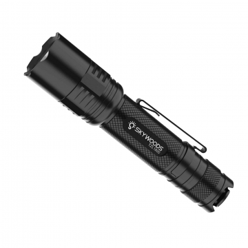 Ручной фонарь SKYWOODS TACTIC, 1800 люмен, USB-Type C, холодный свет, IP67